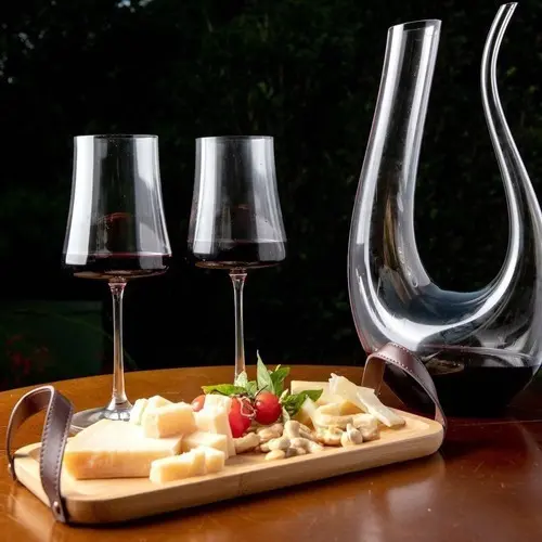 6 Taças Cristal Vinho 460ml Linha Xtra Titanio Cor Transparente