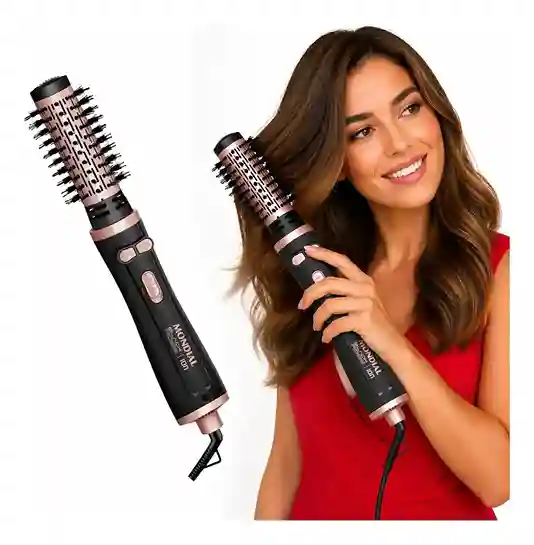 Escova Rotativa Ceramica Tourmaline Ion Golden Rose ERB 01 Mondial