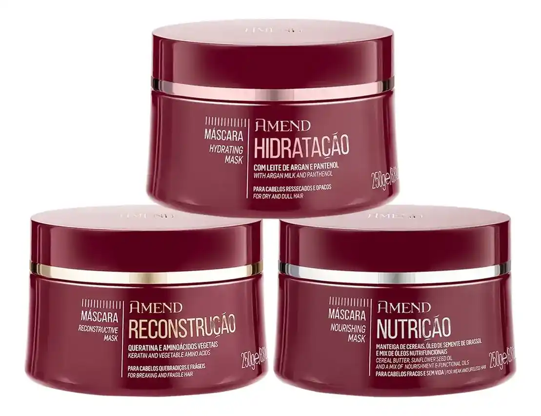 Kit Cronograma Capilar Amend Essenciais