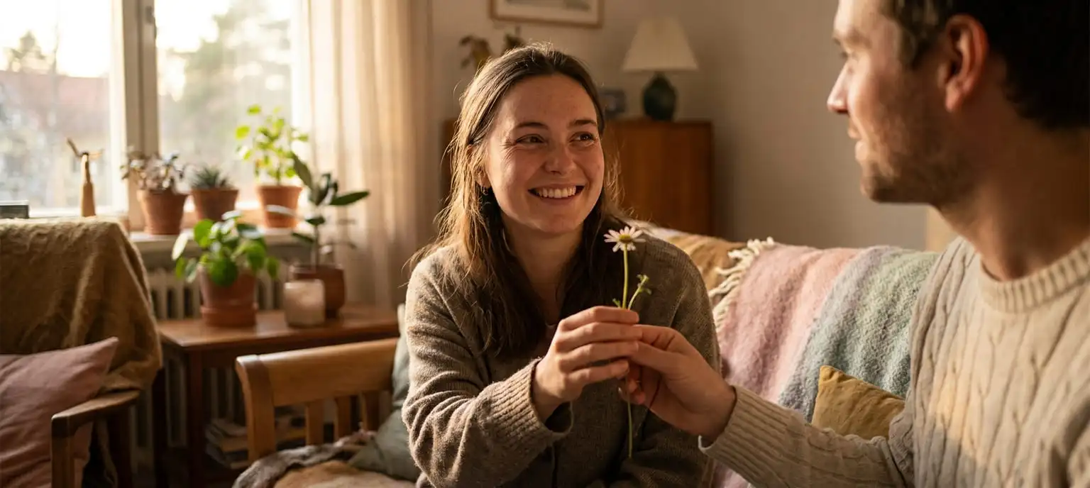 gesto de amor com presentes pequenos e significativos no relacionamento https://amigaah.com.br