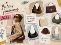 Bolsas femininas em alta