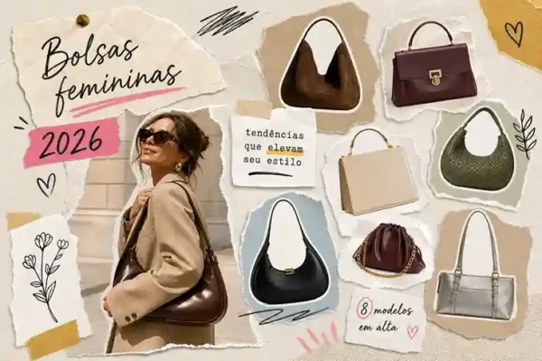 Bolsas femininas em alta