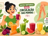 7 bons sucos naturais que melhoram circulação das pernas