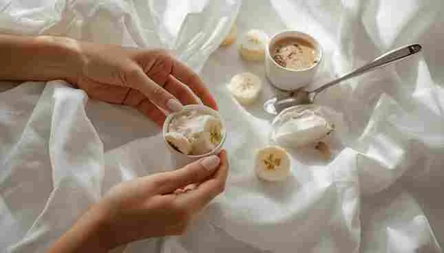 Melhor Café da Manhã para Quem Faz Quimioterapia - mingau de aveia com banana, opção leve para náuseas